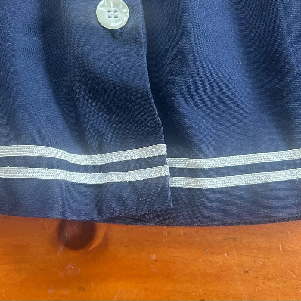 Sophie Rose Vintage Navy Sailor Dress Girls Toddler Size 2T Nautical Outfit